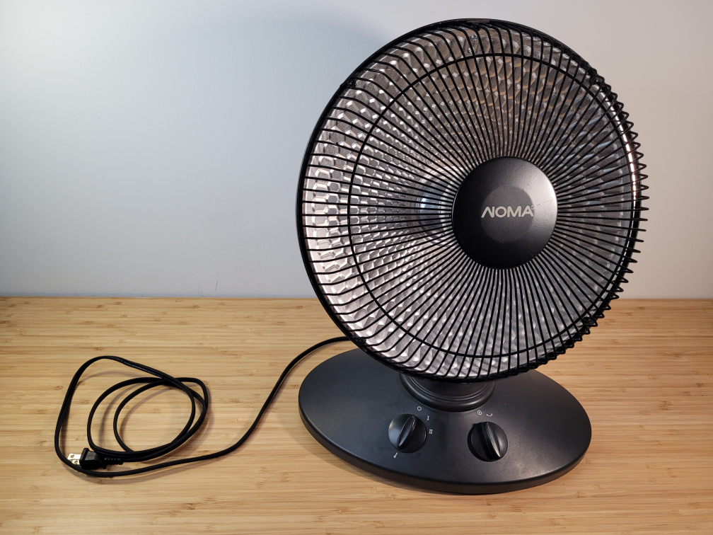 NOMA oscillating portable heat space heater 1000w
