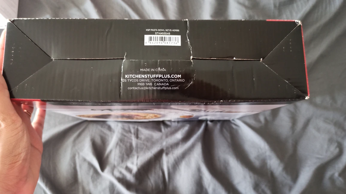 New unused packed Pasta bowl 5 piece set with Box image indicator(2)