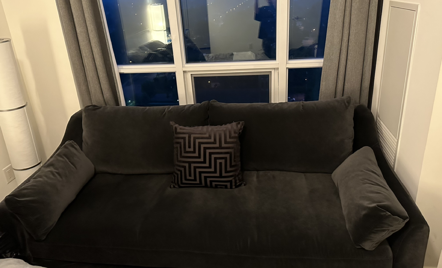 Large Velvet IKEA FARLOV Sofa *(washable)*