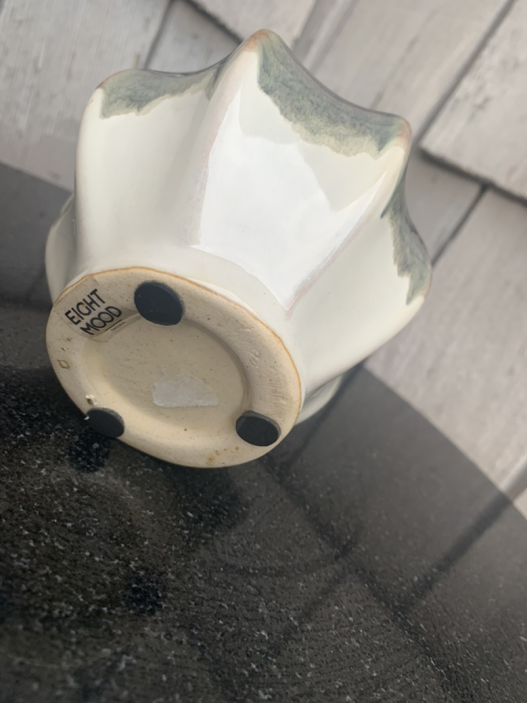 Eight mood multicolored, unique 5” vase made Sweden image indicator(3)