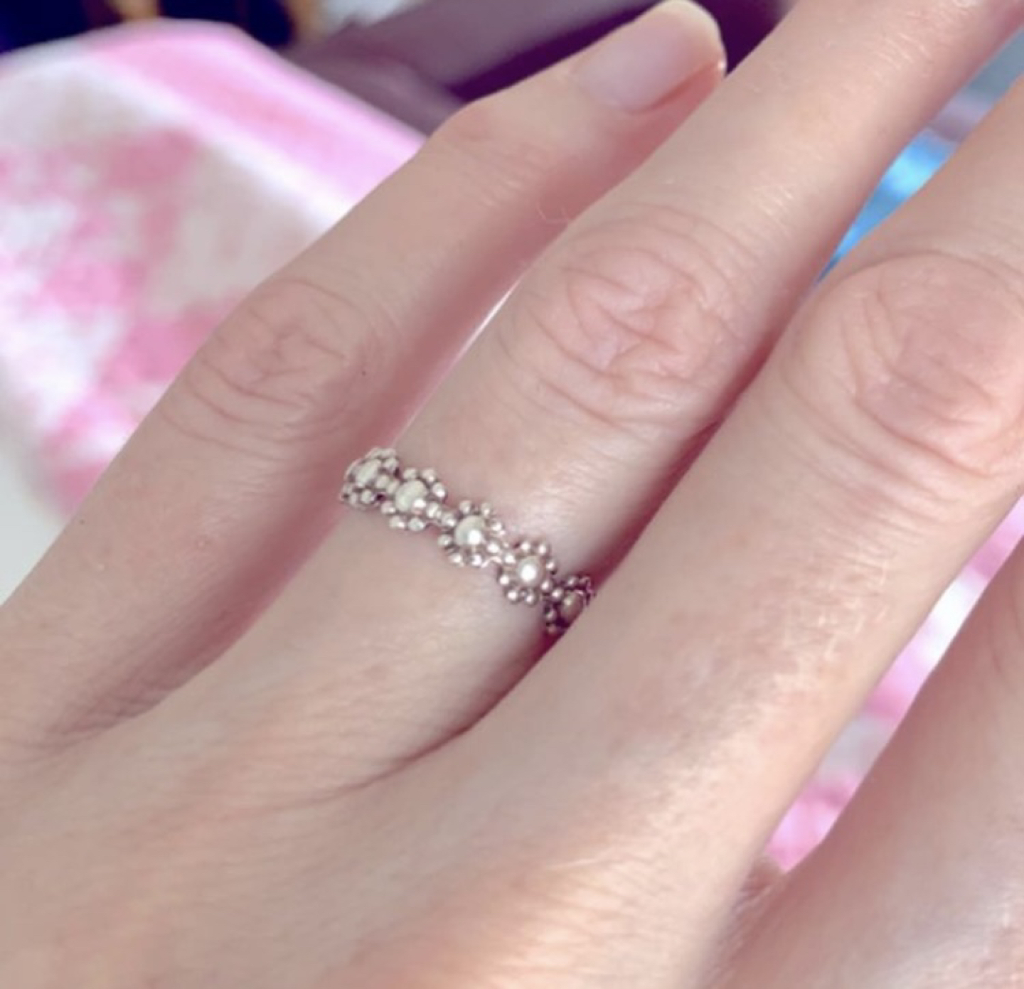 Vintage 1970’s Sterling Daisies Forever Ring image indicator(2)