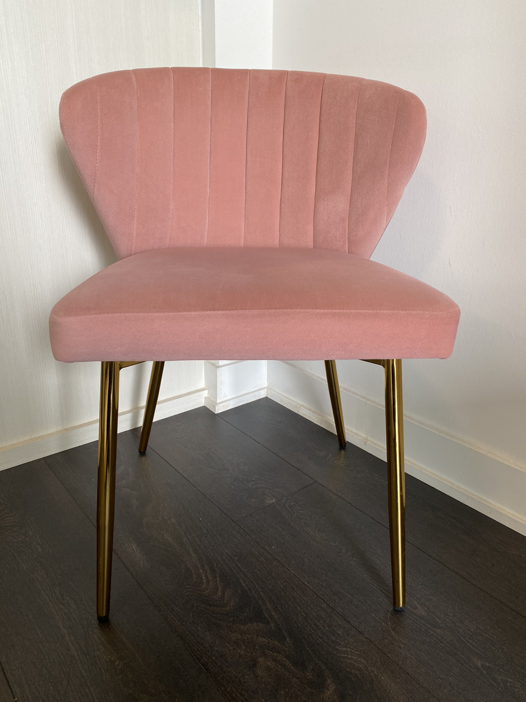 velvet dining chair