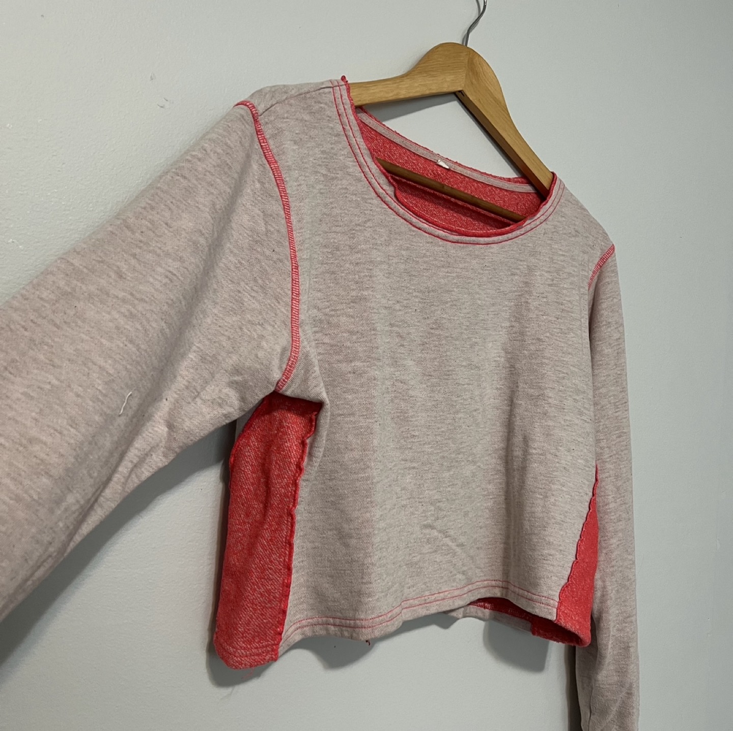 Two Tone Workout Long-sleeve Top for Women image indicator(3)