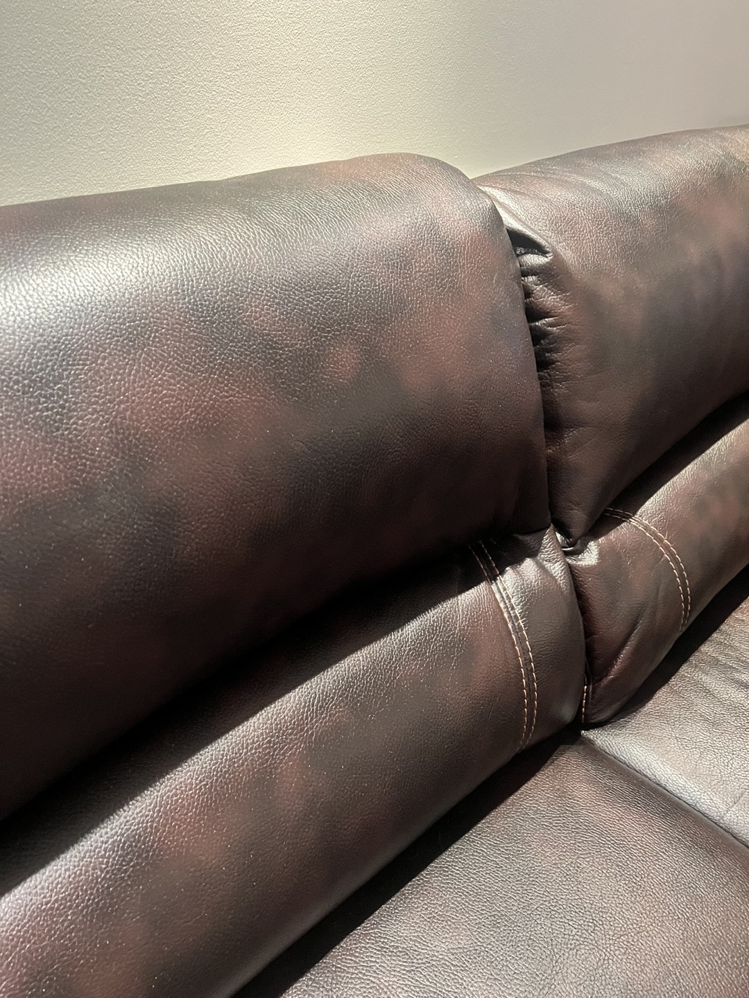 LEATHER L-SHAPED RECLINING SOFA image indicator(5)