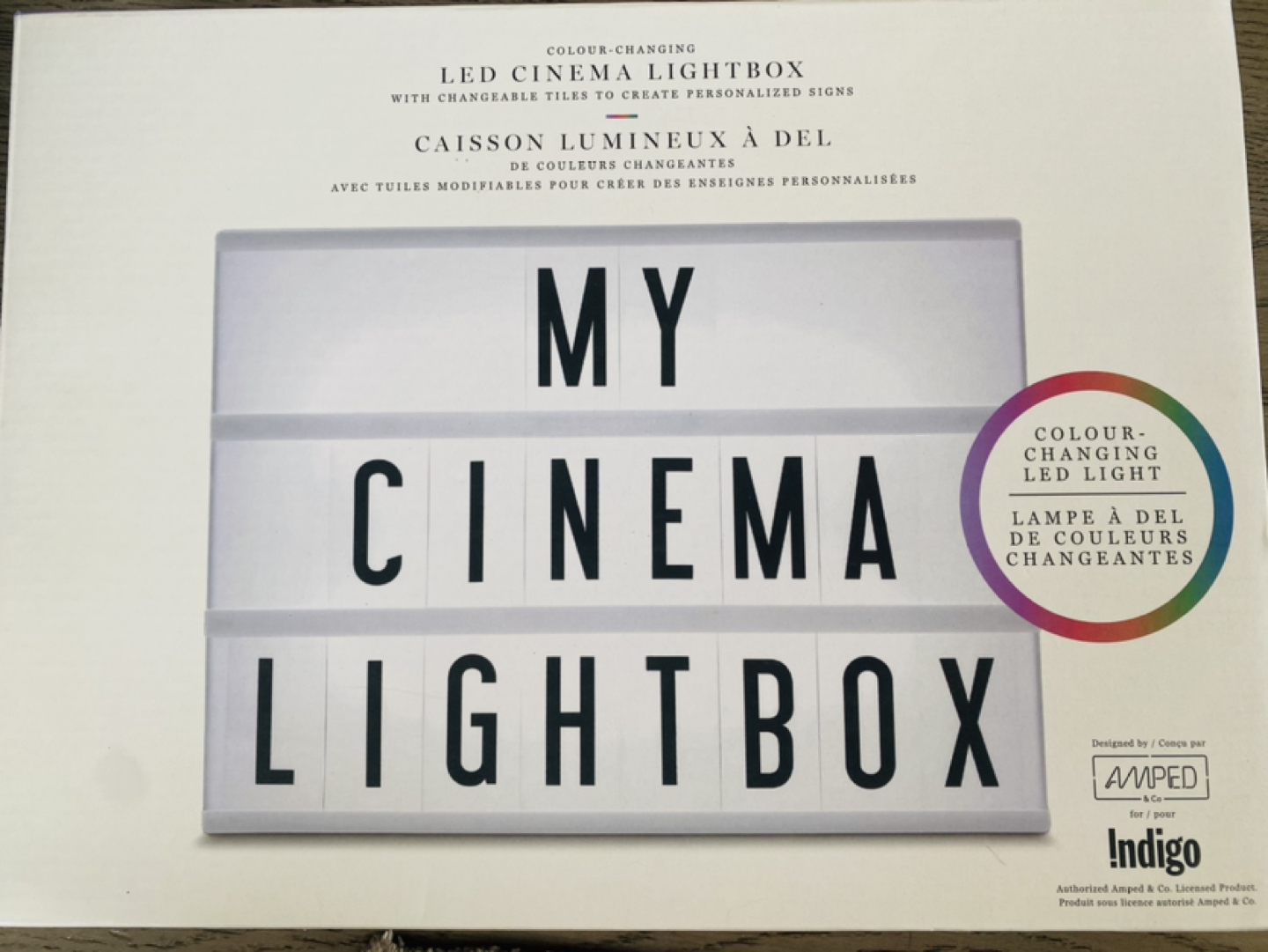 LED light box LIGHT BOX with 100 letters - photo 2