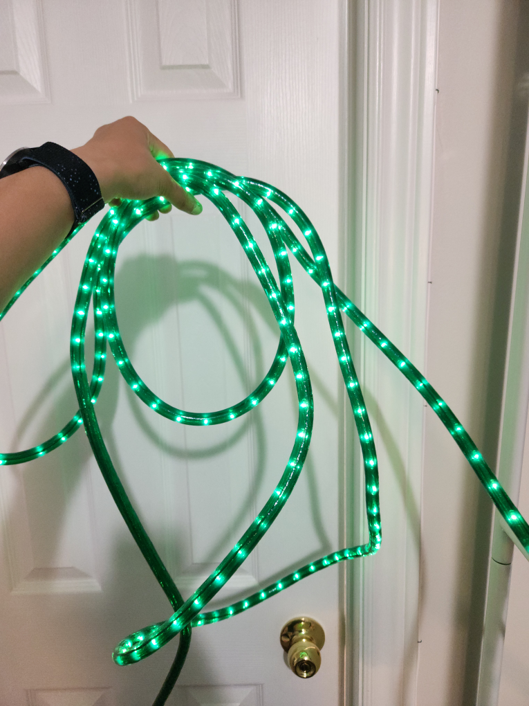 Green rope light 