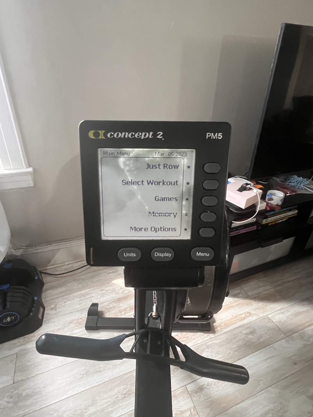Concept 2 rower