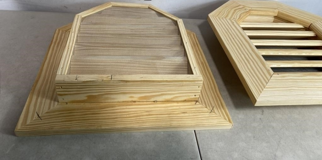 12"W x 14"H Octagonal Top Gable Vent (17"W x 19"H Frame Size) image indicator(3)