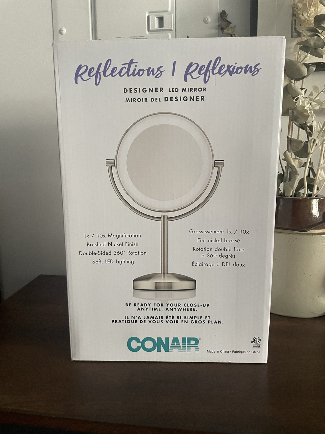 NEW IN BOX Conair Magnified LED Light Mirror thumbnail