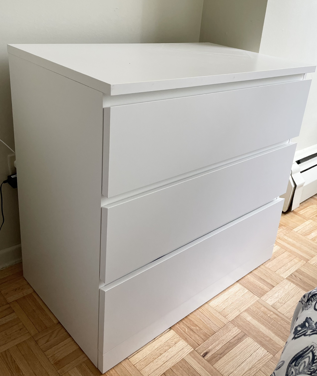 White dresser (IKEA) used for 6 months