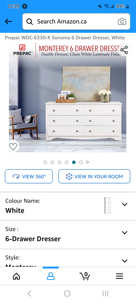 BRAND NEW 6-Drawer Dresser