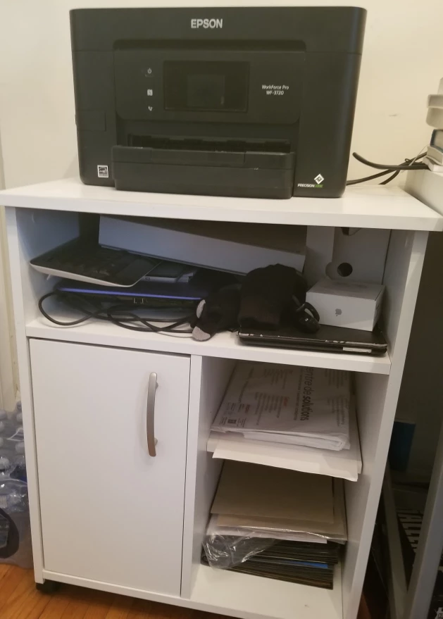 Printer table with storage - photo 2