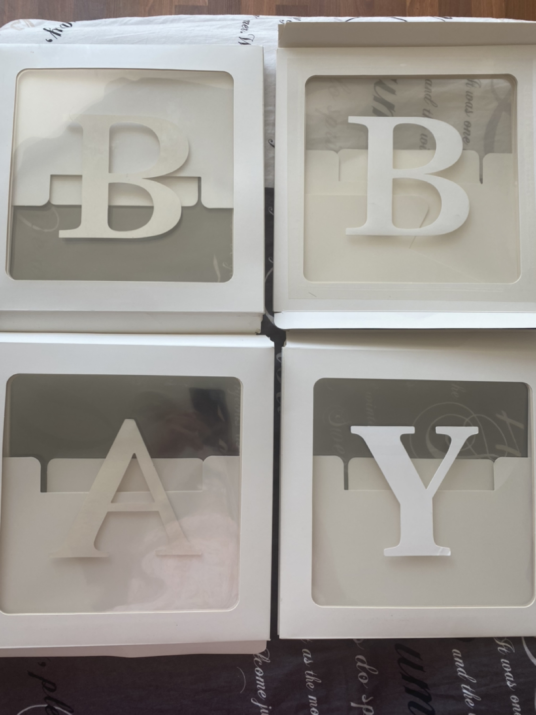4pcs Clear Balloon Box