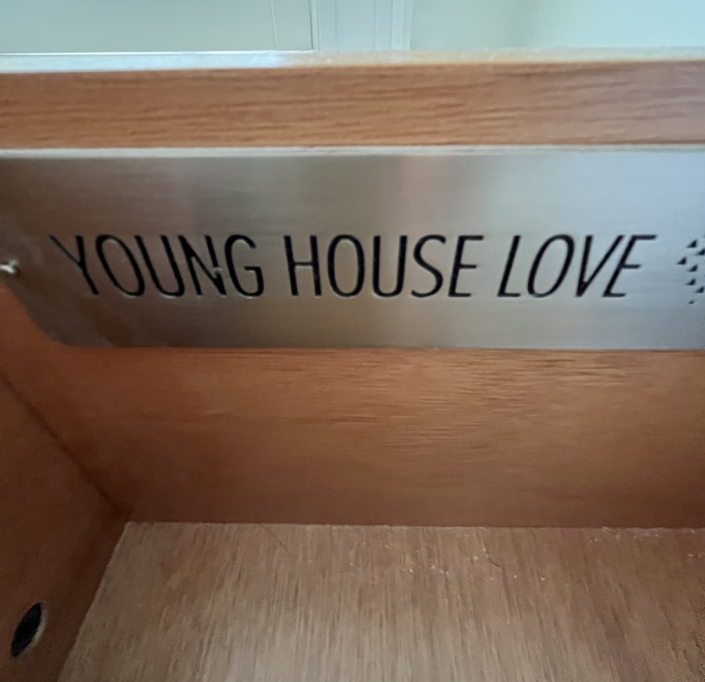 TWO Fabulous sturdy stencilled 2 drawer chest/nightstand image indicator(9)