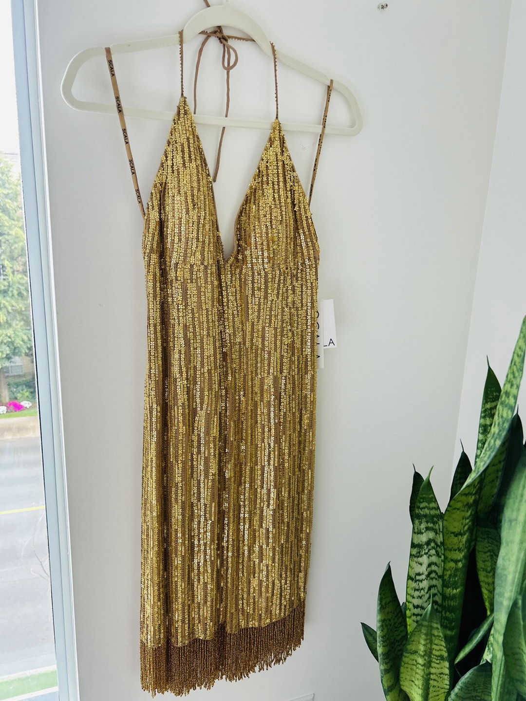 Scala Gold Sequin Dress thumbnail