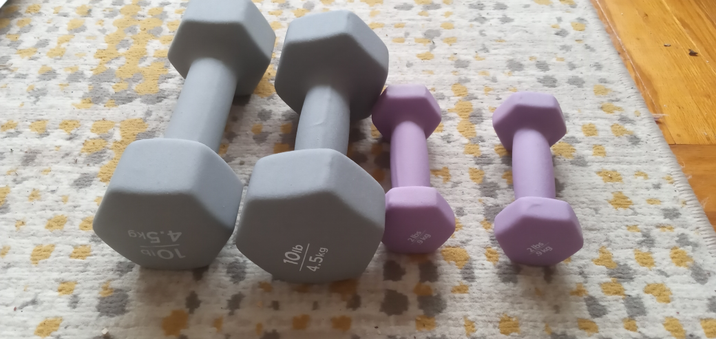 Hand weights 2 lbs & 10 lbs hand free weights thumbnail