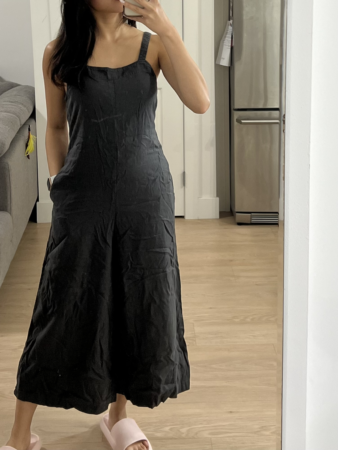 UNIQLO Linen Blend Wideleg Jumpsuit - photo 4
