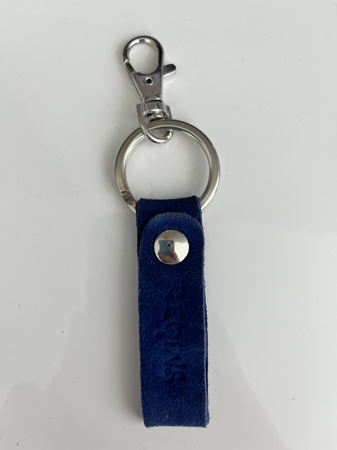 Suede leather Keyring