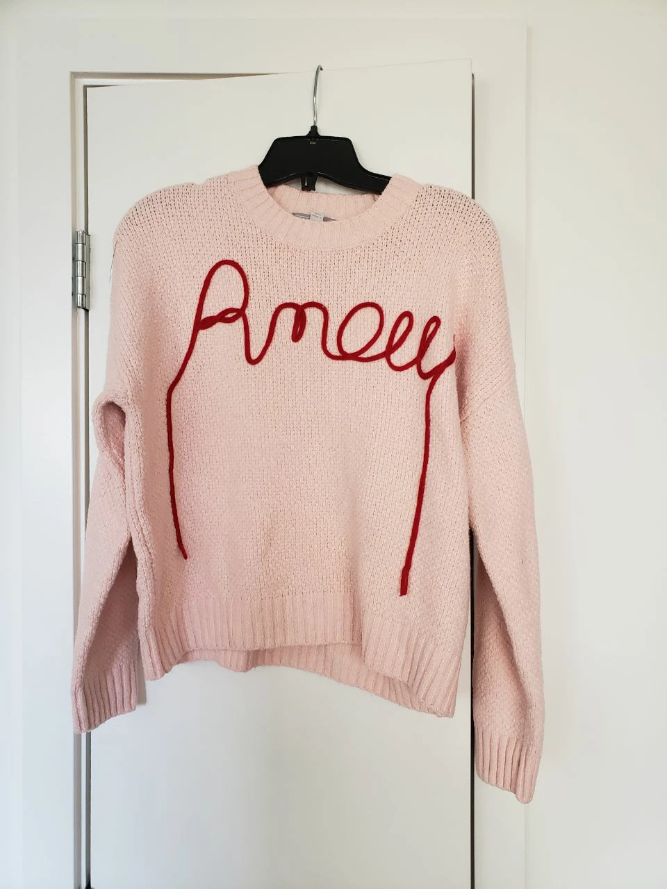 asos pink amour sweater thumbnail