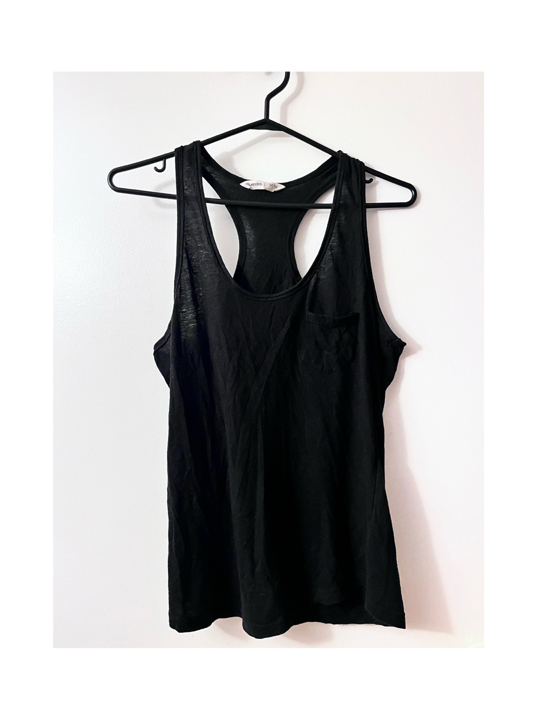 Black tank top size L thumbnail
