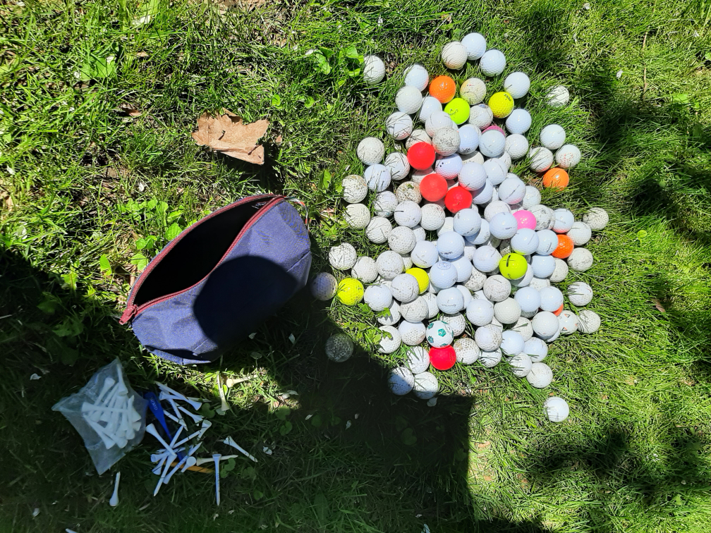 200 plus gently used golf balls and extras thumbnail