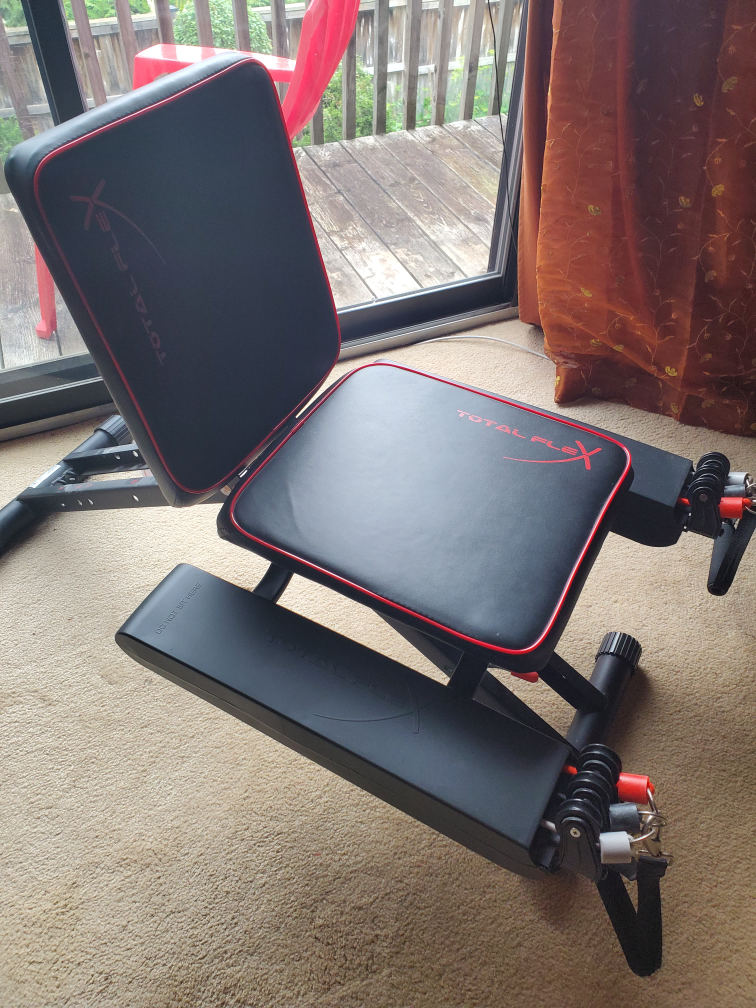 TOTAL FLEX L Folding Weight Bench & Exercise Bench