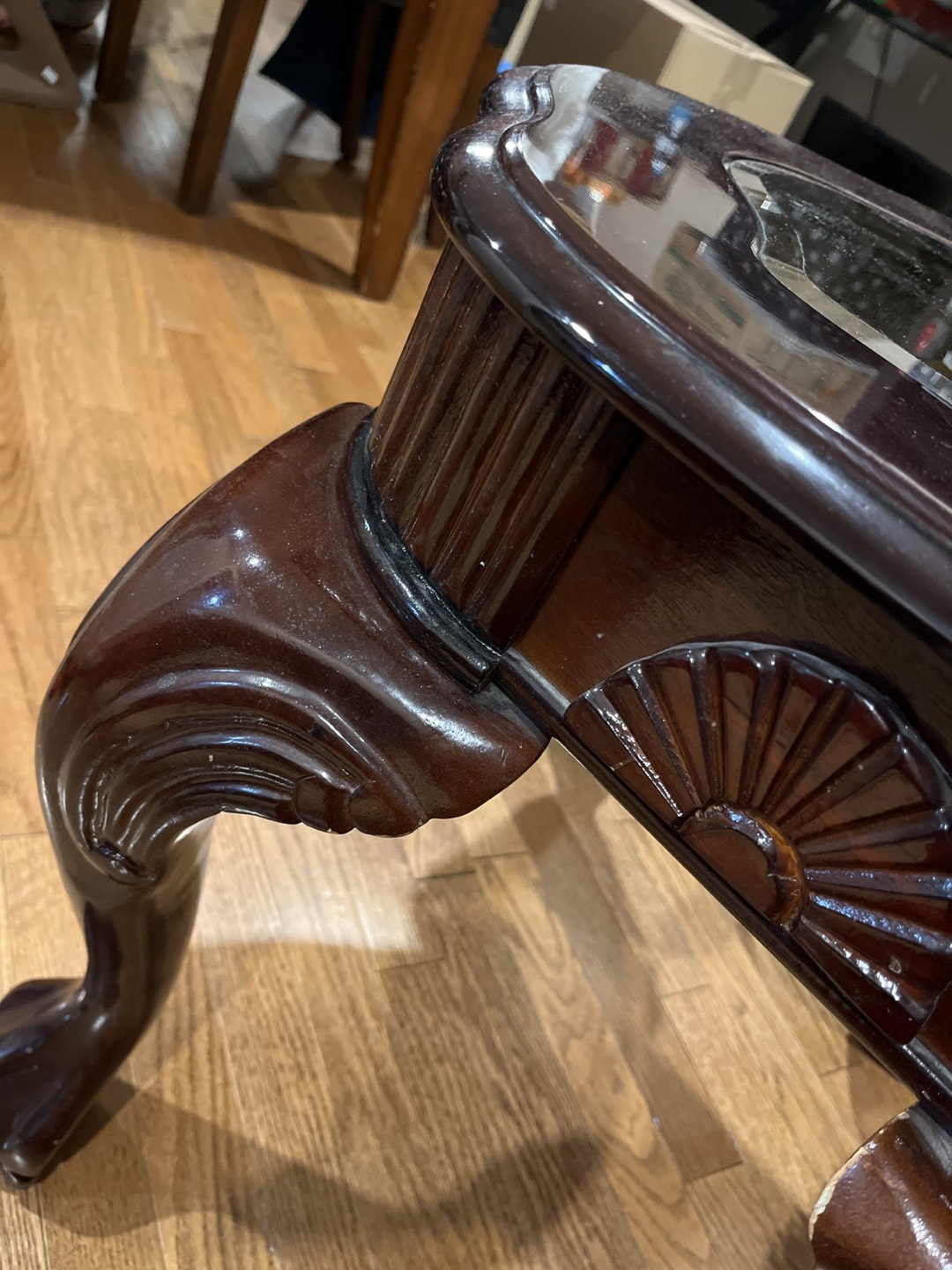 ***Reduced***Solid Mahogany End Tables image indicator(4)