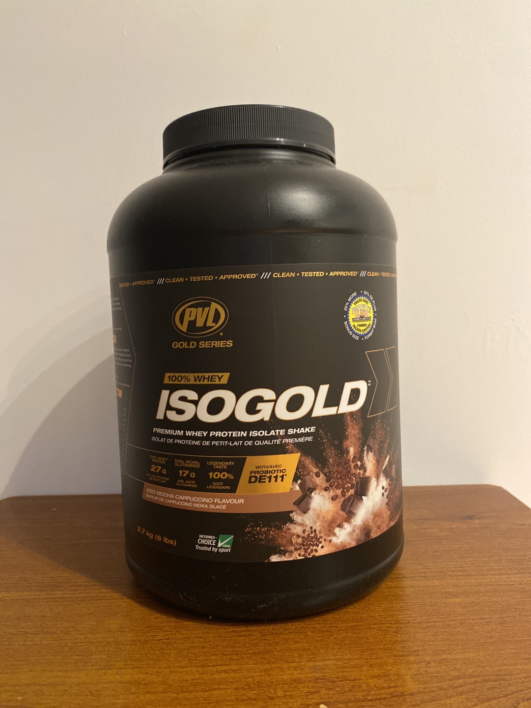 IsoGold 6lb whey protein (Iced mocha cappuccino) - photo 2