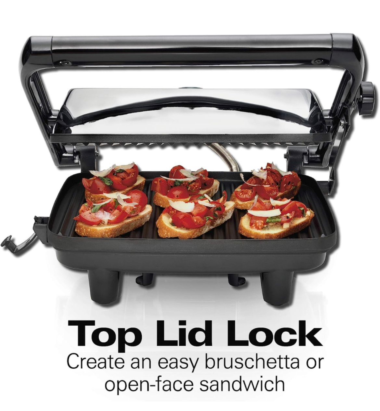 Hamilton Beach Electric panini Press Grill with Locking lid - photo 2