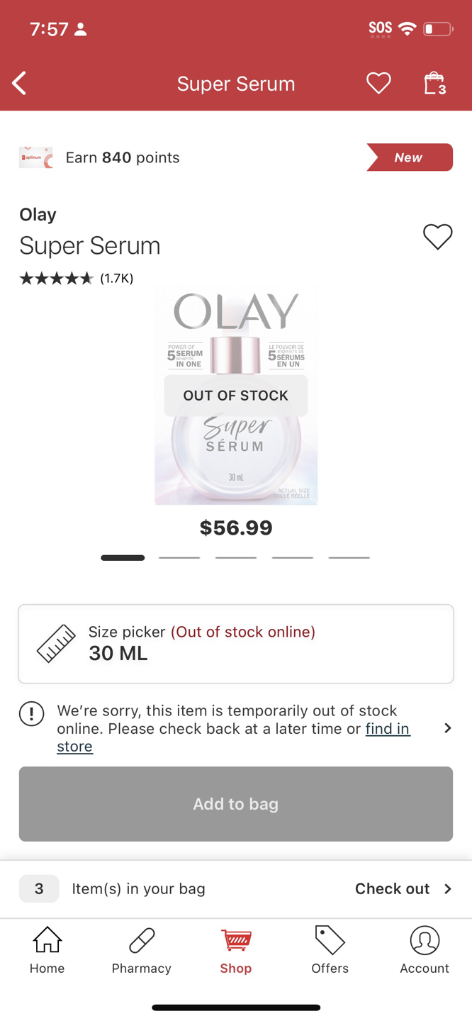 New in box Olay super serum - photo 4