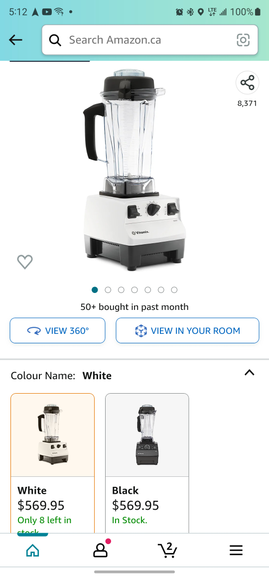 Vitamix 5200 Blender, Professional-Grade, 64 oz thumbnail