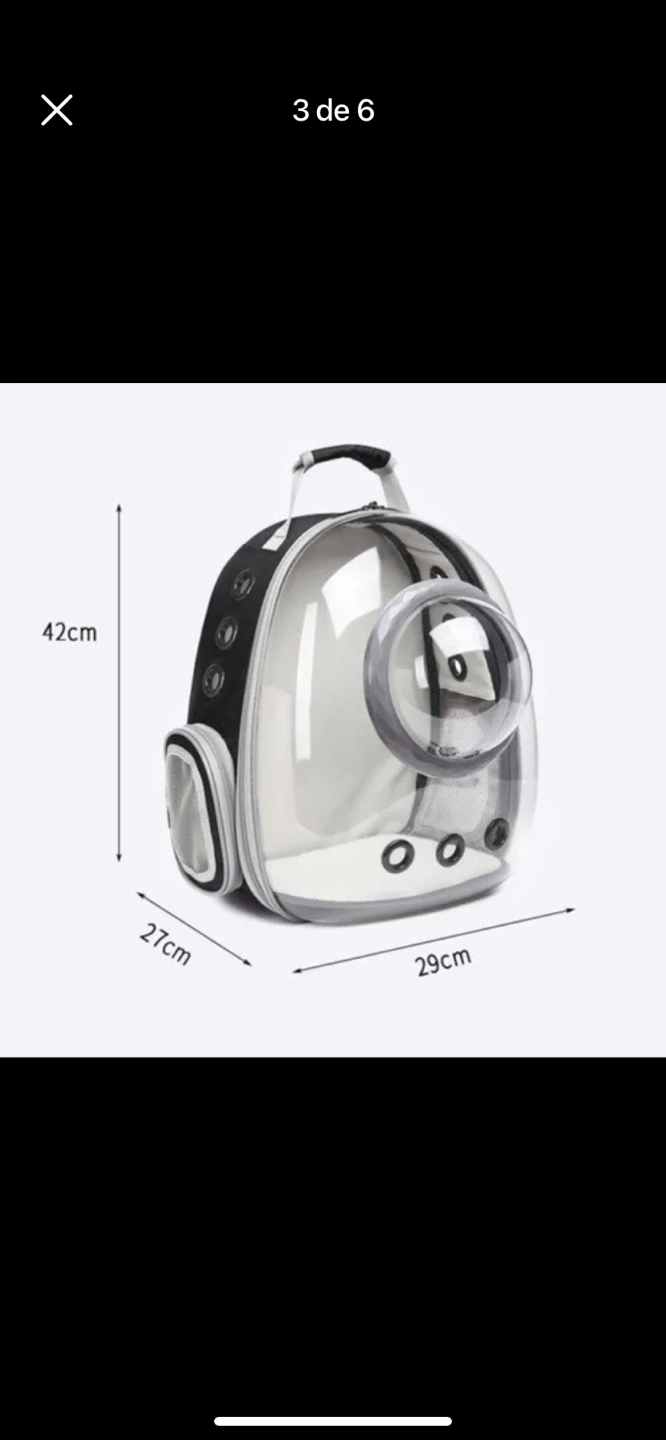 Space Capsule Bubble Pet Backpack Carrier 🦃 thumbnail