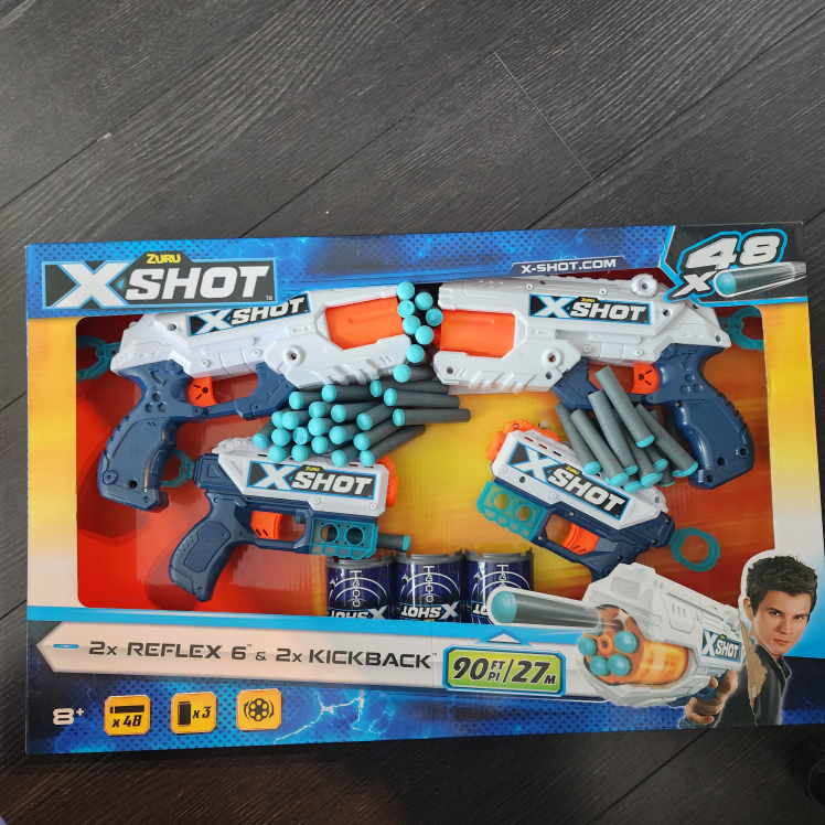 Kids Zuru X shot toy guns with bullets - photo 4