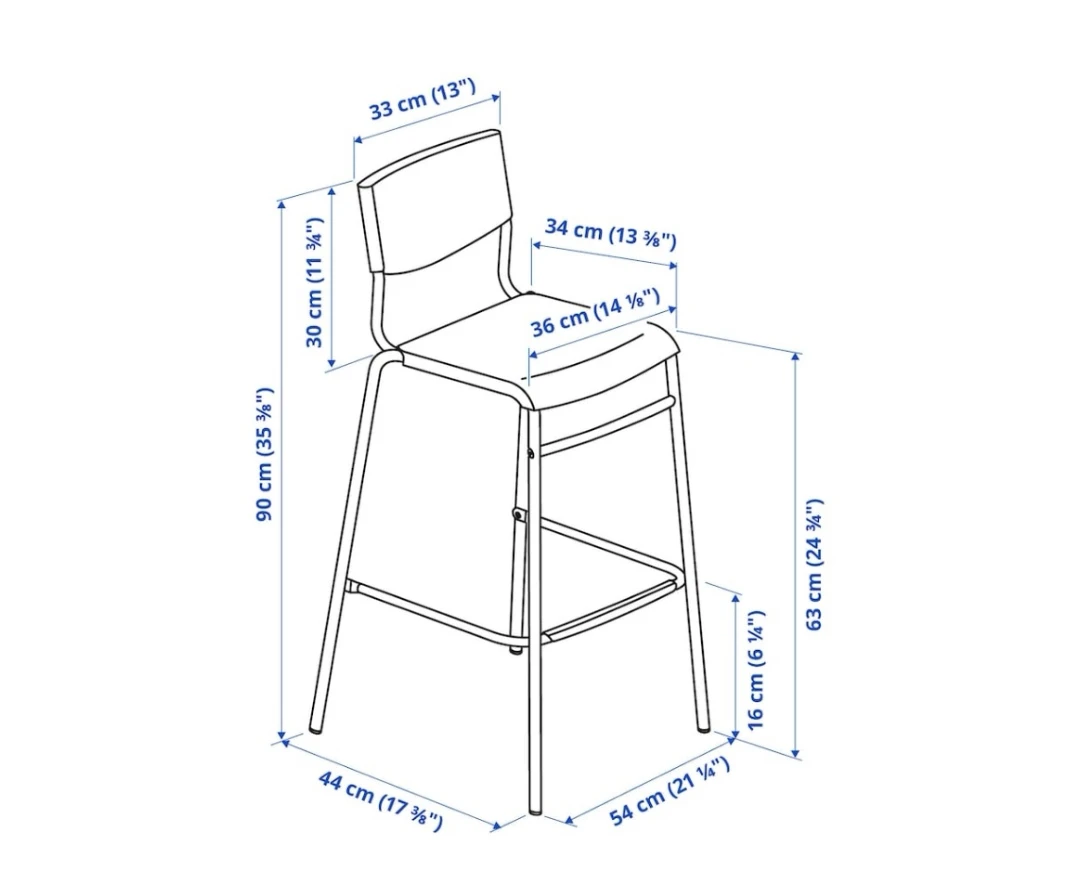2 STIG Bar Stools from IKEA - photo 2