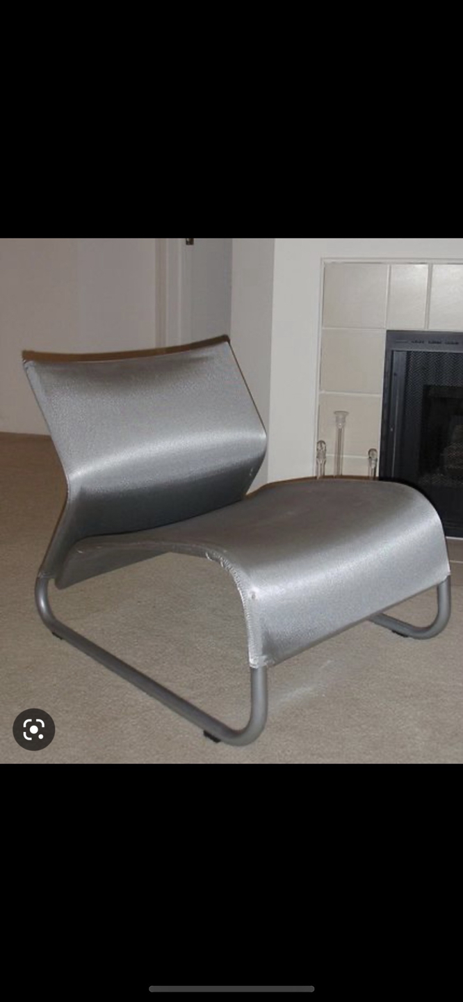 IKEA OPPALA TWO METAL CHAIRS thumbnail