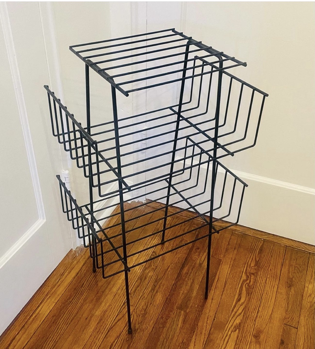MCM Perforated Mesh Metal Atomic Magazine Holder/Tele. Stand - photo 3