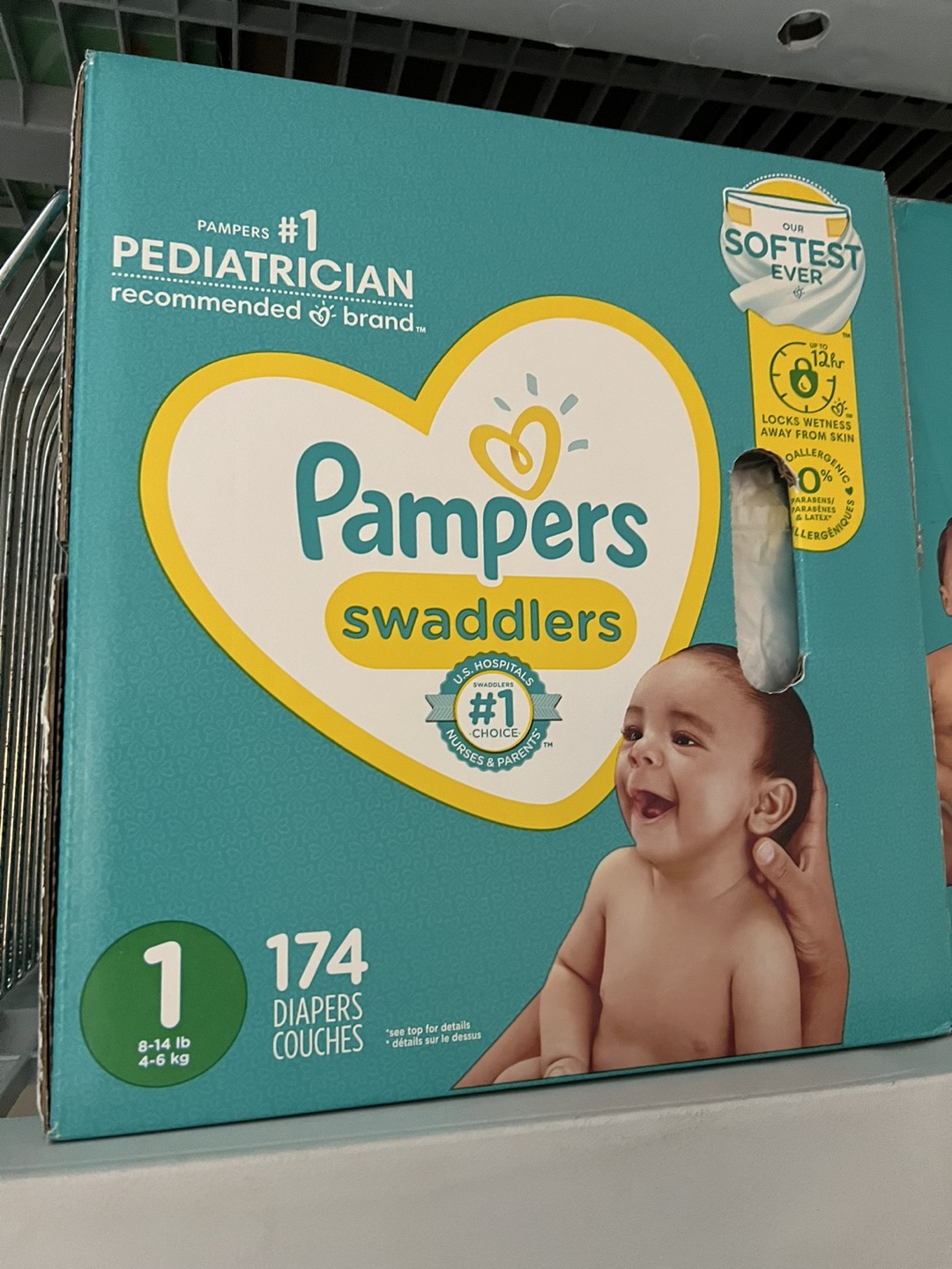 Pamper diapers sz1