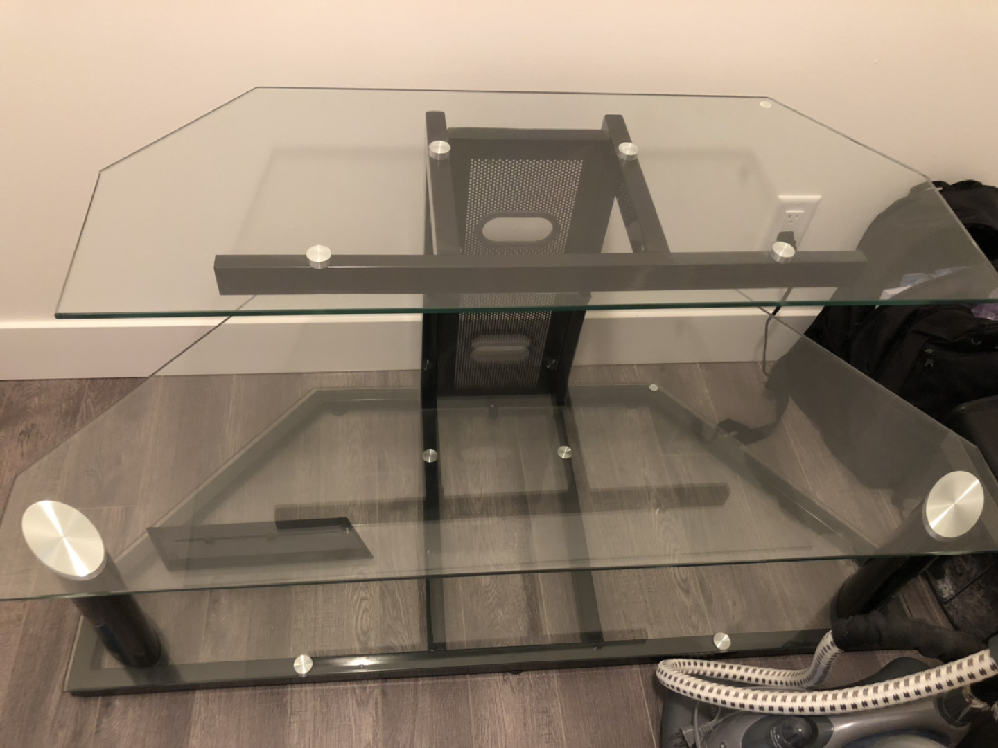 3 tiered glass tv stand image indicator(4)