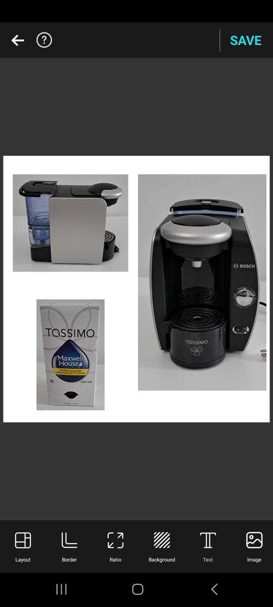 Used Tassimo coffee 
