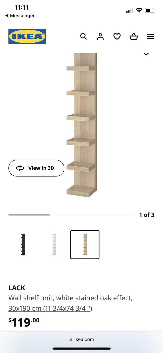 Floor to Ceiling Shelf
