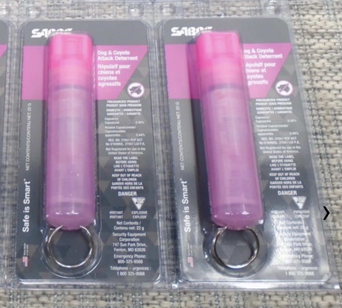 ** Brand New** Sabre dog spray $15 each image indicator(3)