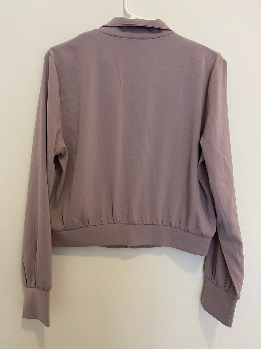 NWT- Zipped Up bomber sweater size XL image indicator(2)
