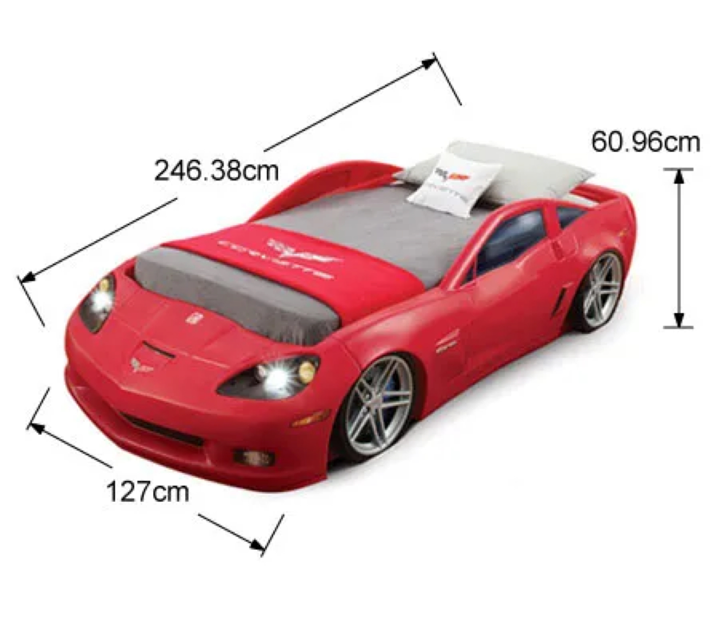 Kids car bed