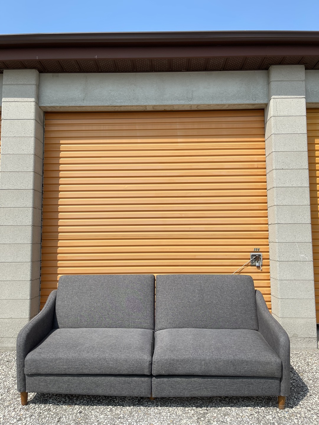 (Delivery Available) Grey Sofa Bed / 3 Seater