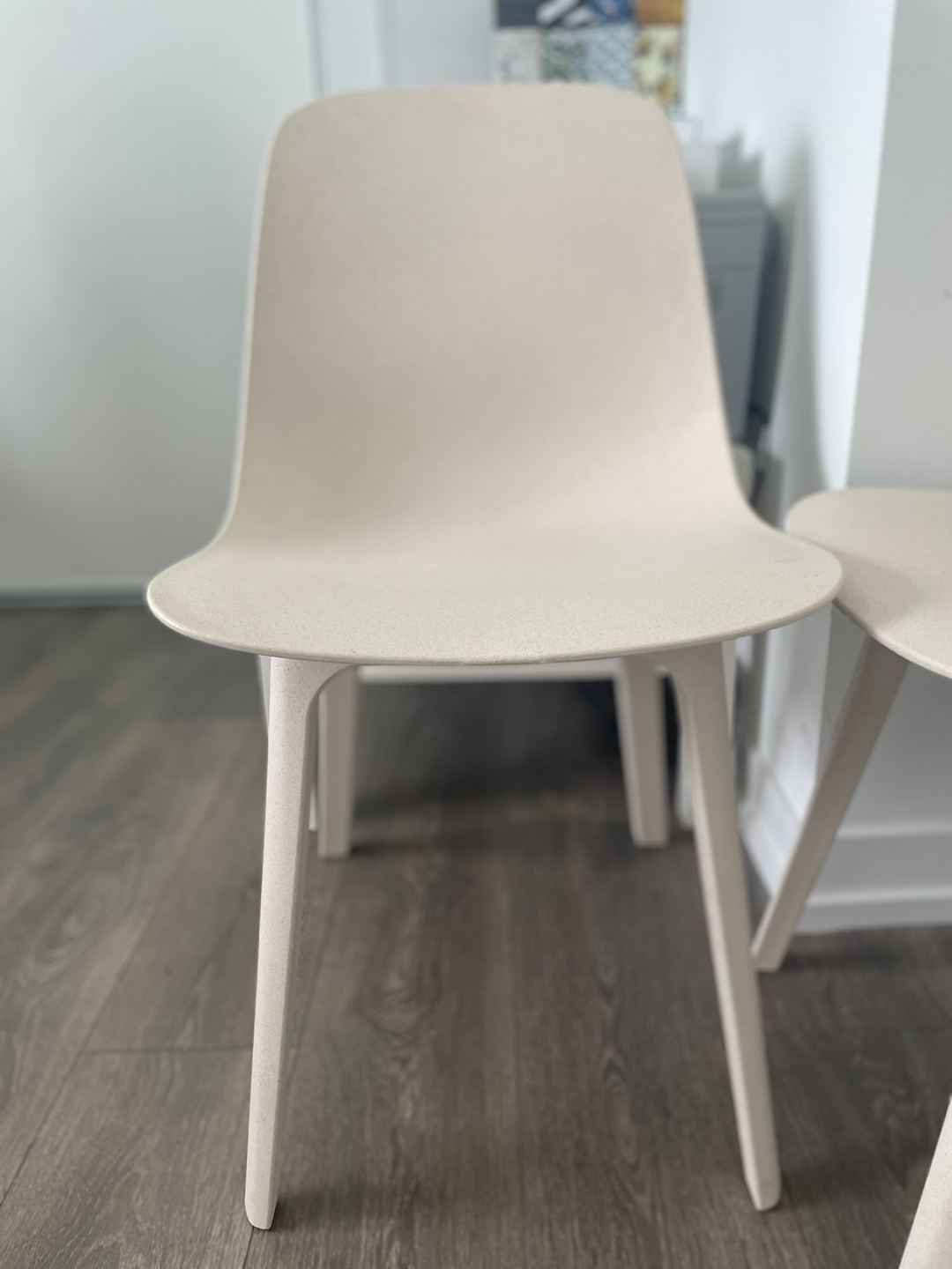 2 IKEA Odger chairs in beige - photo 4