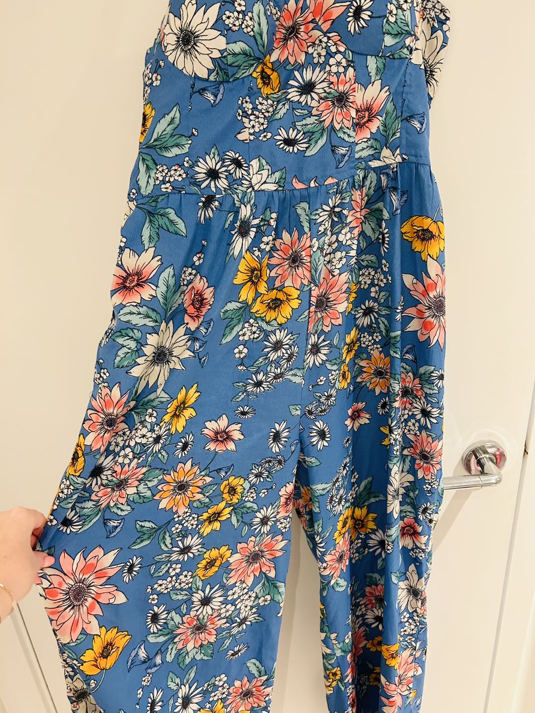 Floral summer jumpsuit (M-L) - photo 3