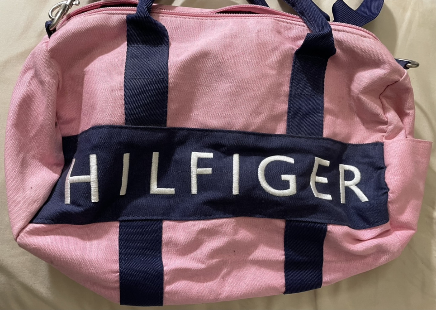 Tommy Hilfiger duffel or gym bag only used one month thumbnail