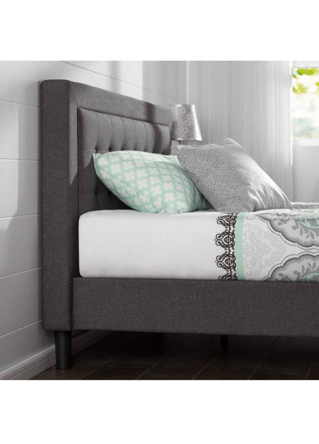 Zinus Dachelle Upholstered Platform Bed Frame - photo 2