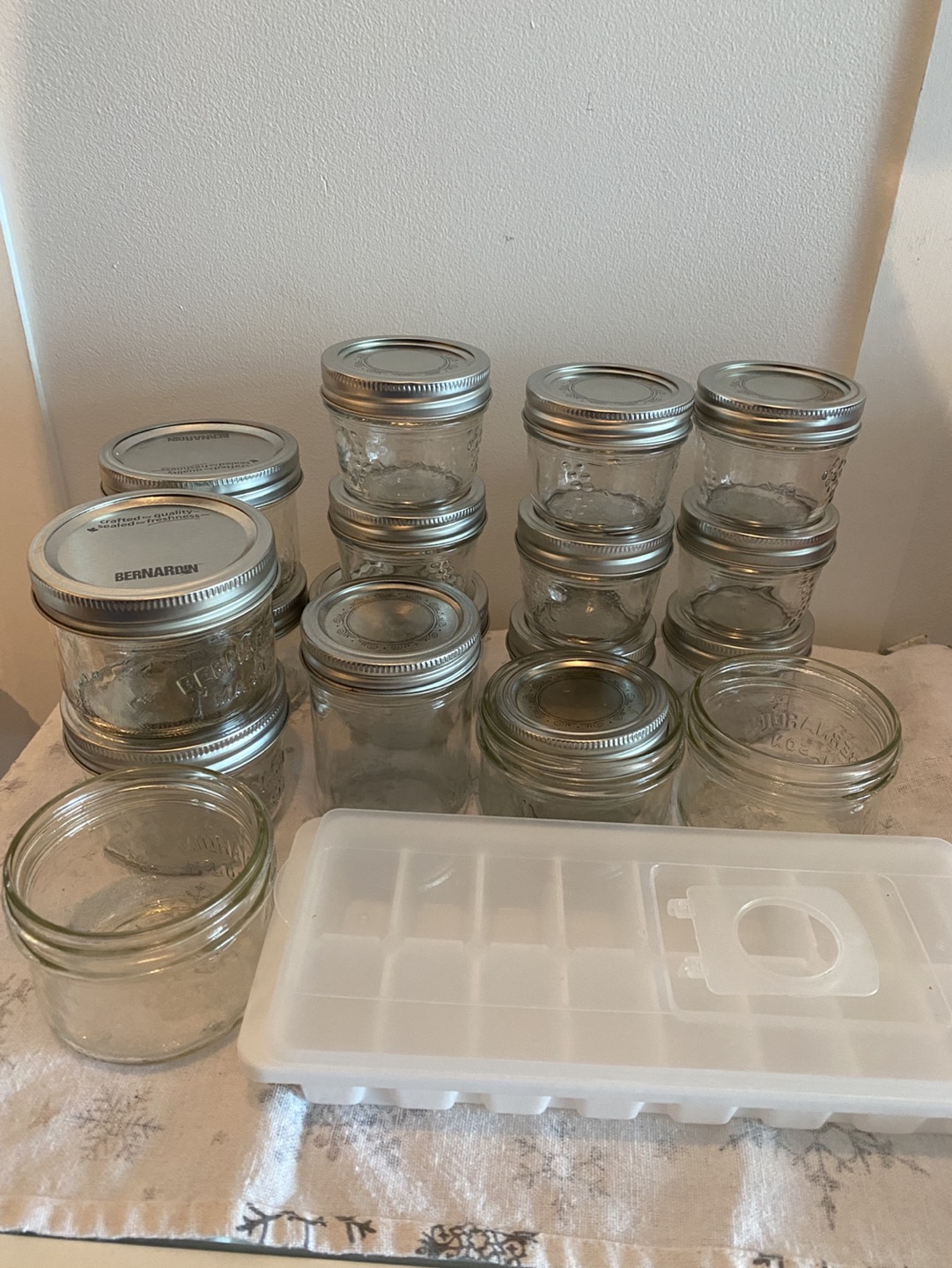 Assorted Mason Jars & Ice Cube Tray thumbnail