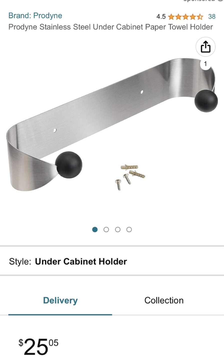 Stainless Steel Paper Towel Holder thumbnail